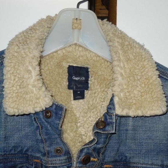 GAP DENIM & SHERPA JACKET - Picture 2 of 11